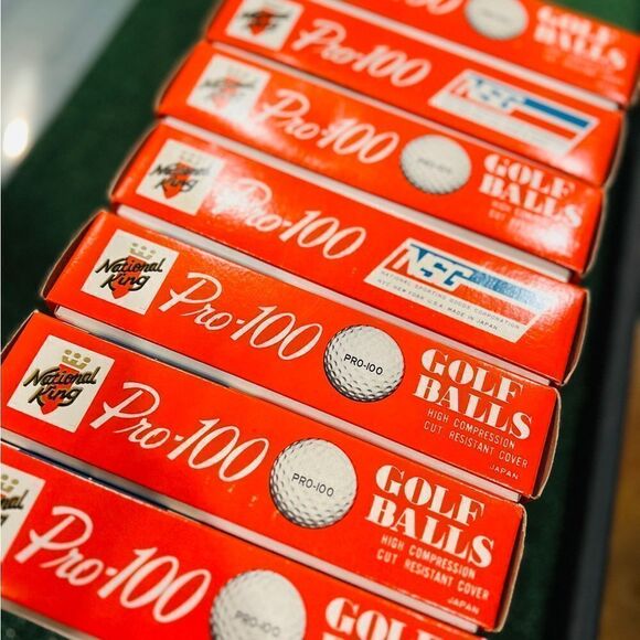 PRO-100 ⛳️ Golf Balls Japan Vintage Rare Collectors Boxed 84 Balls - Picture 6 of 6